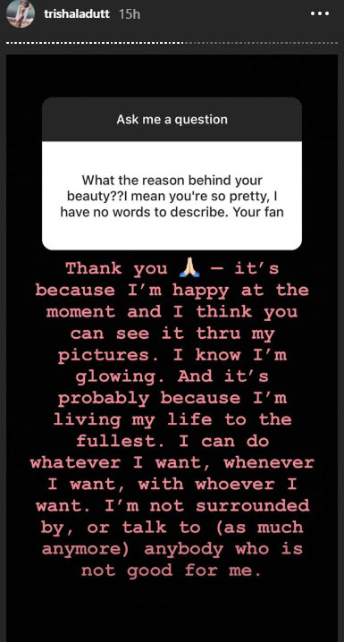 Trishala Dutt Answers How Does It Feel To Live Without Her Parents