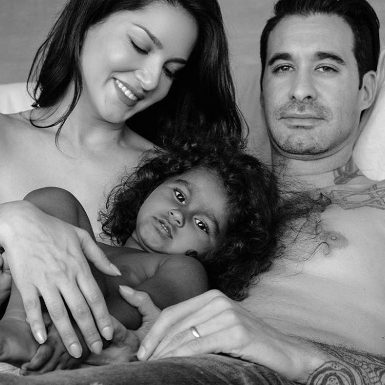 Sunny Leone and Daniel Weber