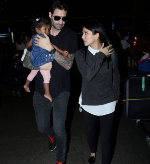 Sunny Leone, Daniel Weber and Nisha Kaur Weber