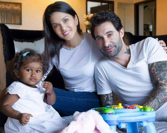 Sunny Leone, Daniel Weber and Nisha Kaur Weber