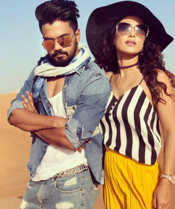 Hina Khan and Rocky Jaiswal