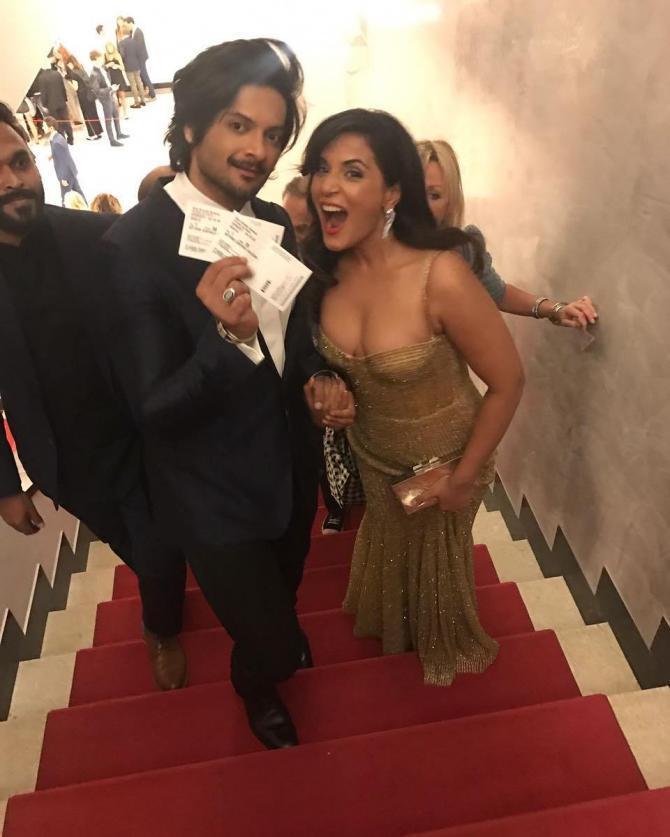 Richa Chadha and Ali Faisal