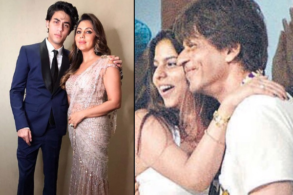 Shah Rukh Khan, Gauri Khan, Aryan Khan and Suhana Khan