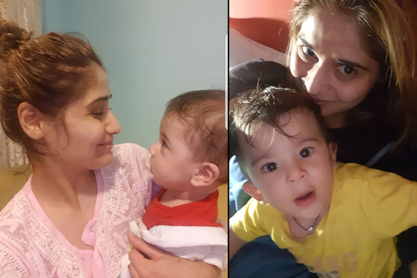 Arti Singh With Krishaang and Raayan