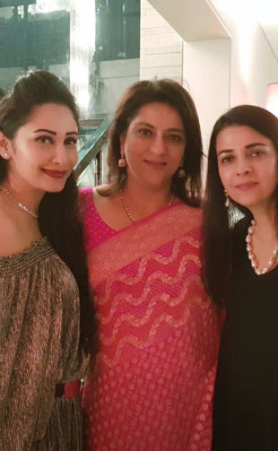 Maanayata celebrates birthday with family