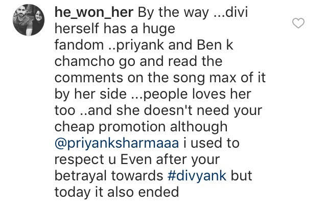 Priyank trolled for not praising divya