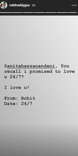 Anita Hassanandani and Rohit Reddy