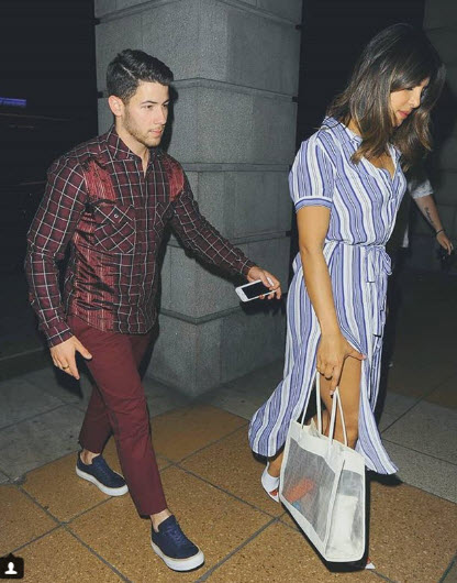 Priyanka Chopra and Nick Jonas