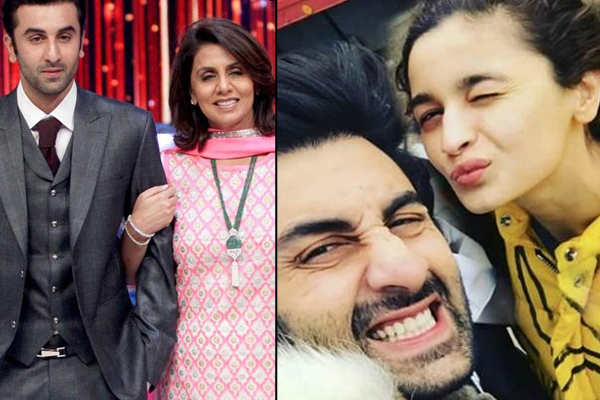 Alia Bhatt, Ranbir Kapoor and Neetu Kapoor
