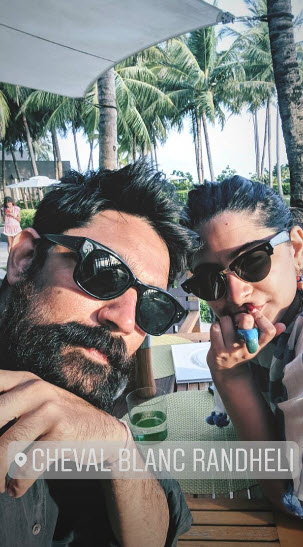 Rhea Kapoor is vacationing with alleged boyfriend karan boolani in Maldives