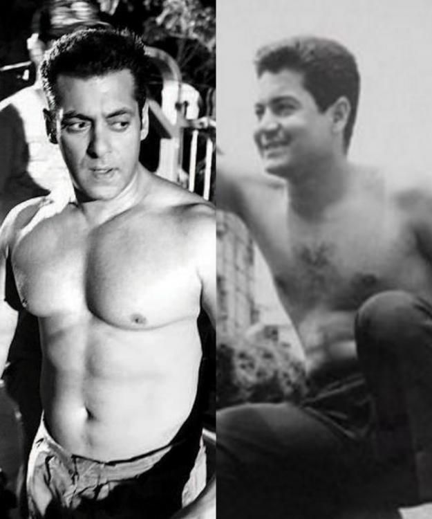 Salman Khan and Salim Khan