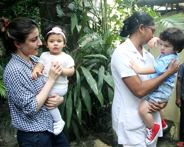 Taimur Ali Khan and Inaaya Naumi Kemmu