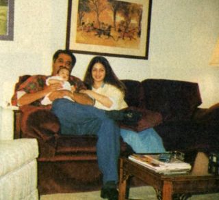 Sridevi, Boney Kapoor and Janhvi Kapoor