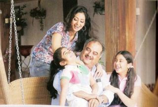 Sridevi, Boney Kapoor, Janhvi Kapoor and Khushi Kapoor
