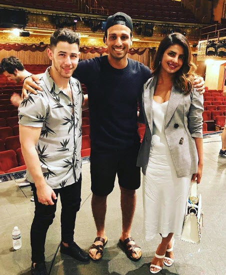 Priyanka chopra and nick Jonas first look from roka ceremony