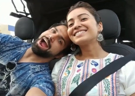 Asha Negi and Rithvik Dhanjani