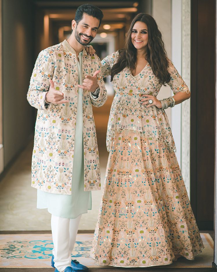 Neha Dhupia and Angad Bedi