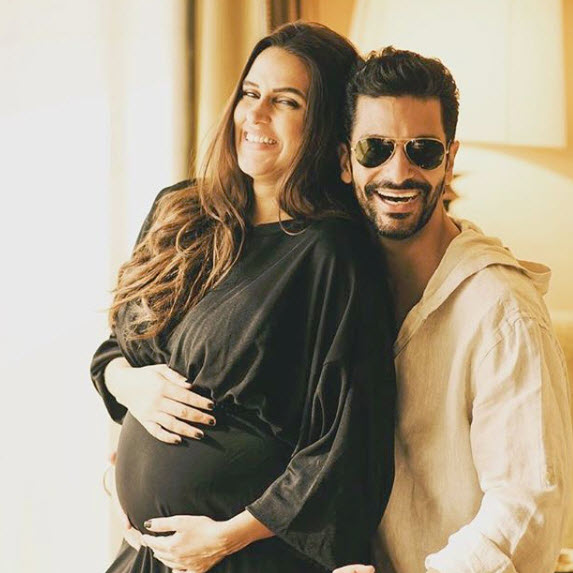 Neha dhupia twins with angad bedi inside picture from her birthday bash