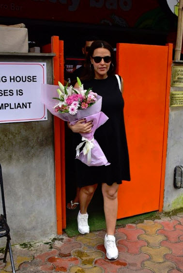 Neha dhupia twins with angad bedi inside picture from her birthday bash