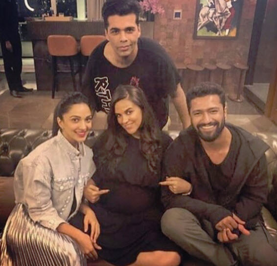 Neha dhupia twins with angad bedi inside picture from her birthday bash