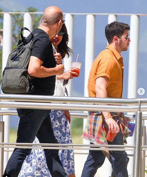 Priyanka chopra and nick Jonas on a vacation before wedding