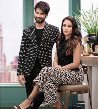 Shahid Kapoor and Mira Kapoor