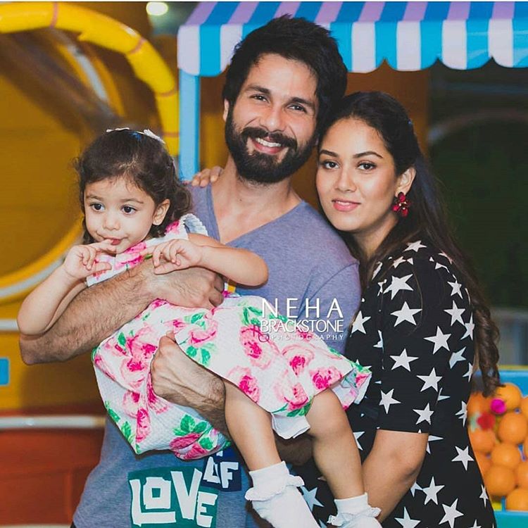 Shahid Kapoor, Mira Rajput Kapoor and Misha Kapoor