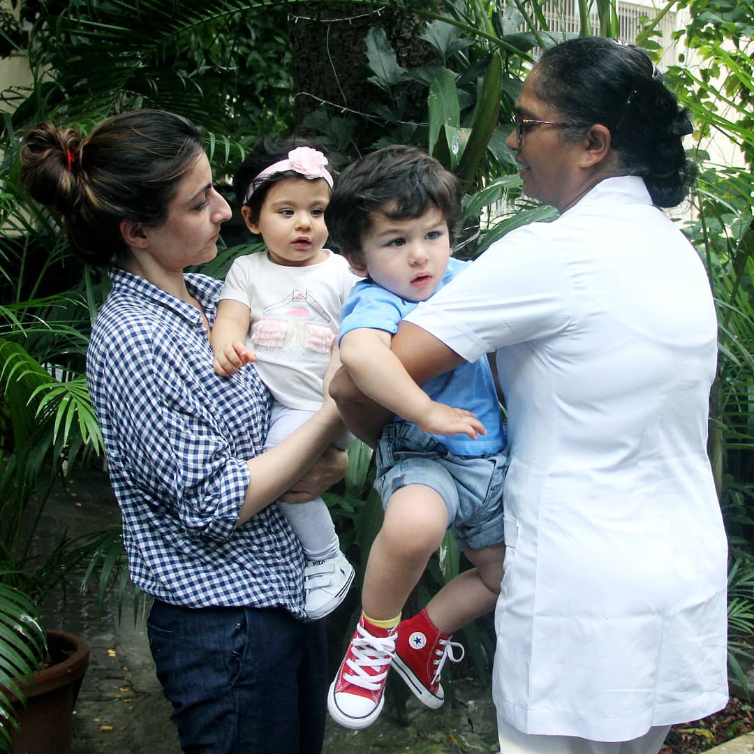 Taimur Ali Khan and Inaaya Naumi Kemmu