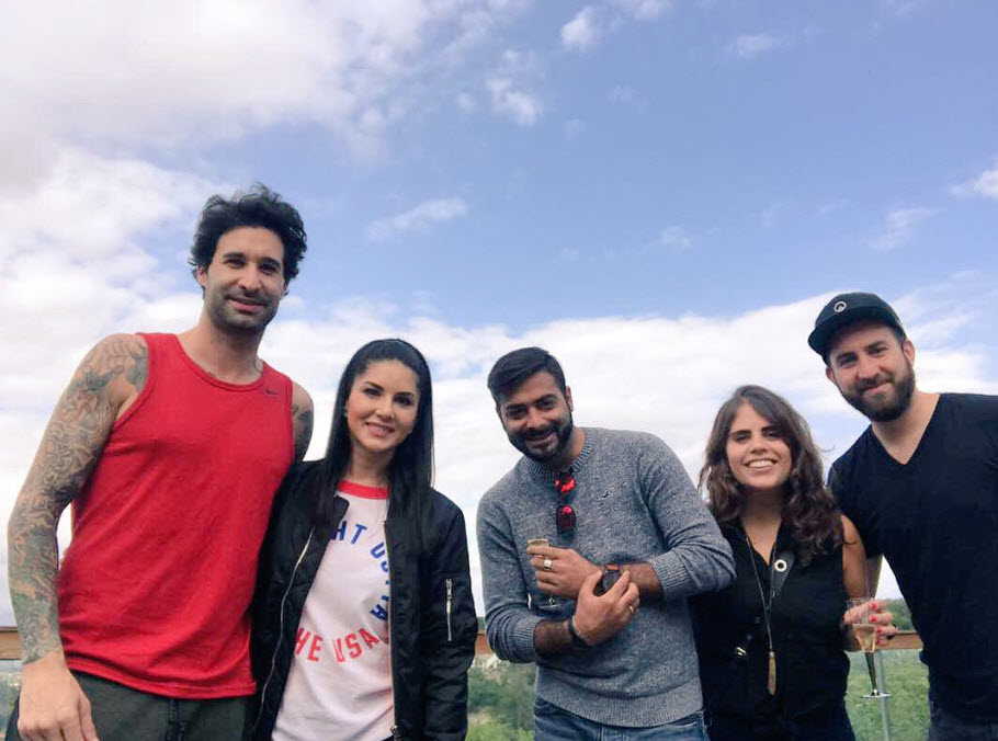 Sunny Leone And Daniel Weber Los Angeles Bungalow