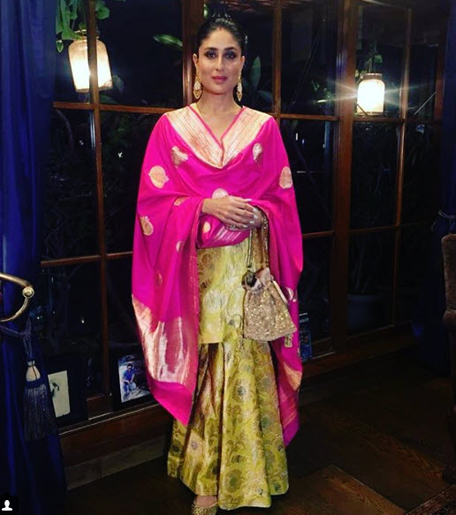 Kareena Kapoor khan and karisma Kapoor twins at ambanis ganesh Chaturthi