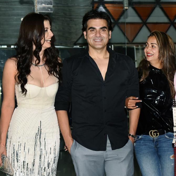 Arbaaz Khan and Giorgia Andriani