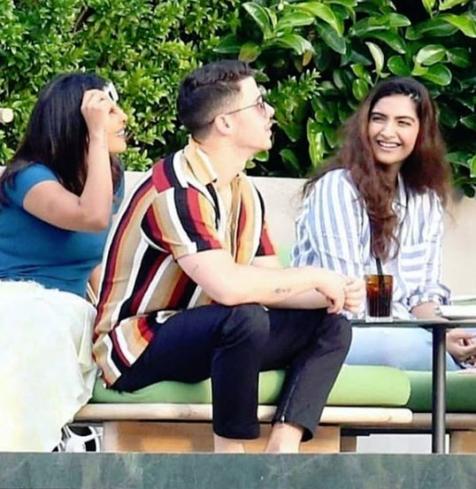 Priyanka Chopra-Nick Jonas And Sonam Kapoor-Anand Ahuja