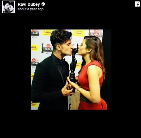 Sargun Mehta Steals Bhabhi charu Mehta dress for qismat press conference