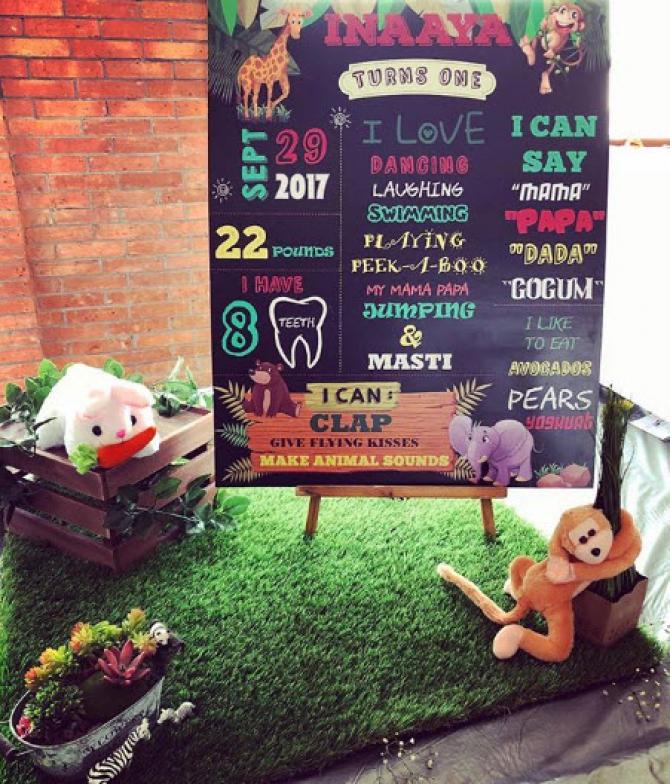 Inaaya Naumi Kemmu First Birthday