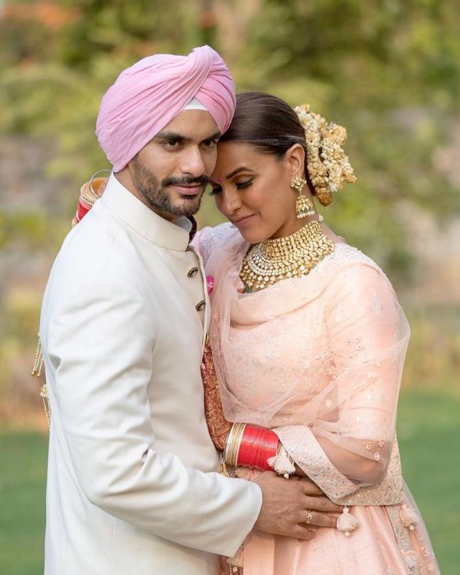 Neha Dhupia and Angad Bedi