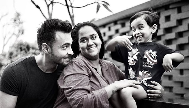 Arpita Khan Sharma, Aayush Sharma and Ahil Sharma