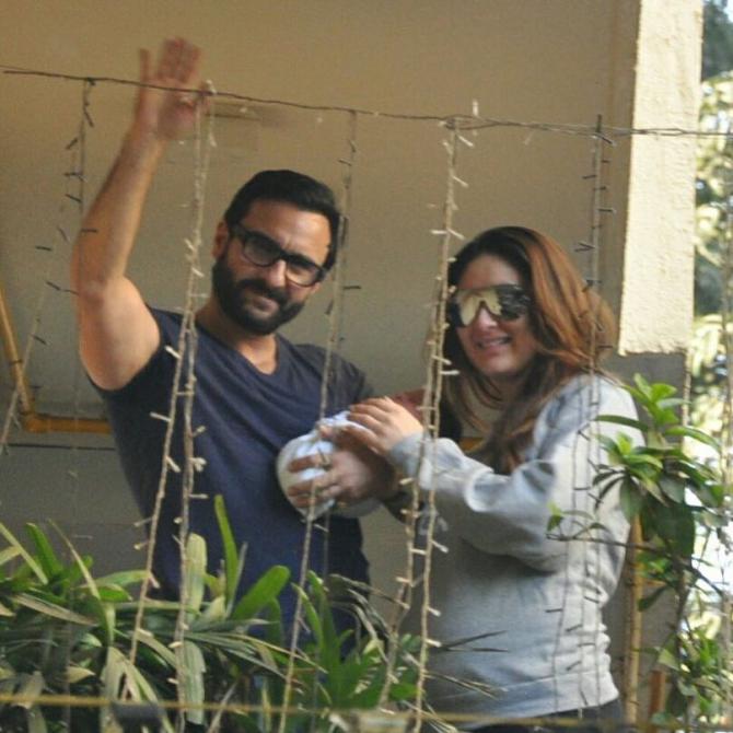 saif, kareena and taimur