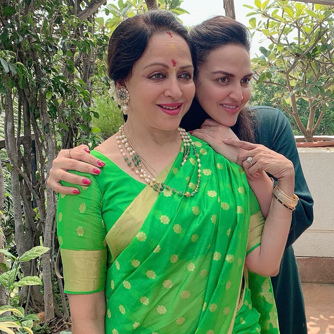 Esha Deol and Hema Malini