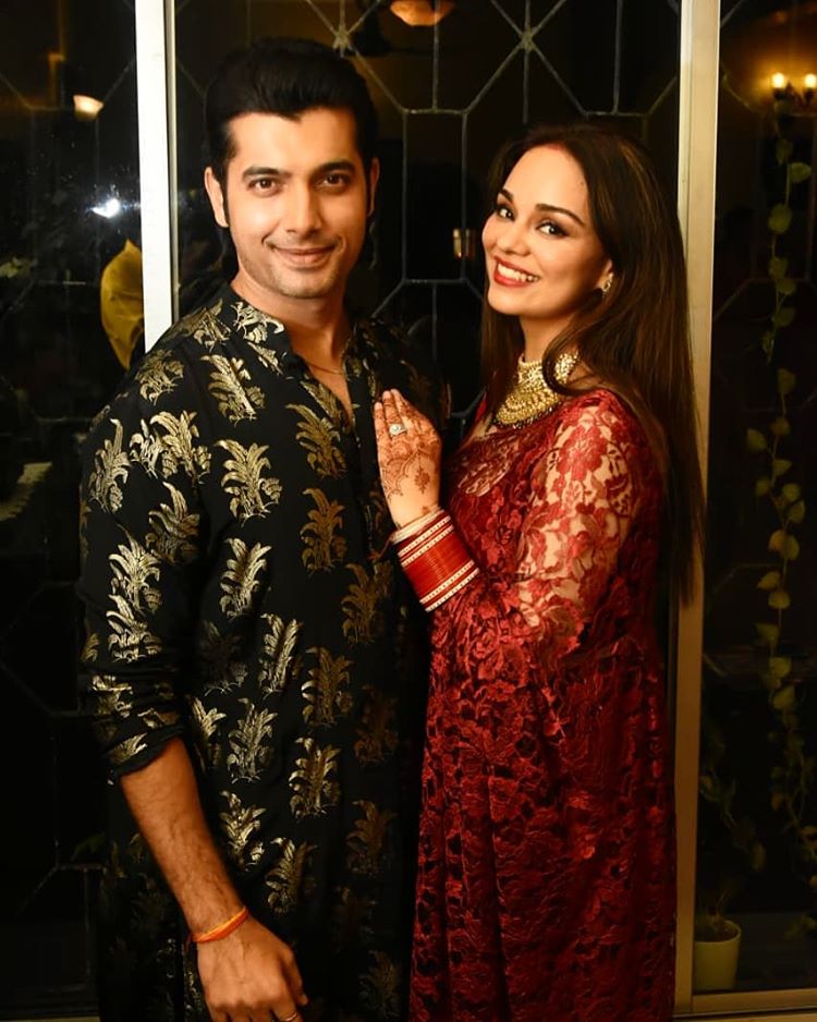 Sharad and Ripci first Karwa Chauth pictures