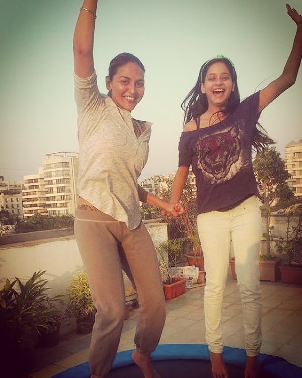 Esha Deol and Shilarna Vaze