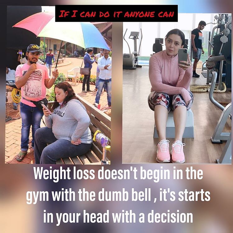 Lizelle Remo Dsouza  weight loss
