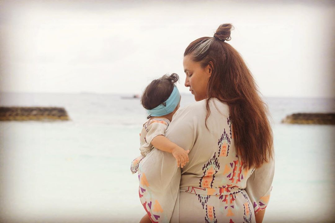 Neha Dhupia and Mehr Dhupia Bedi