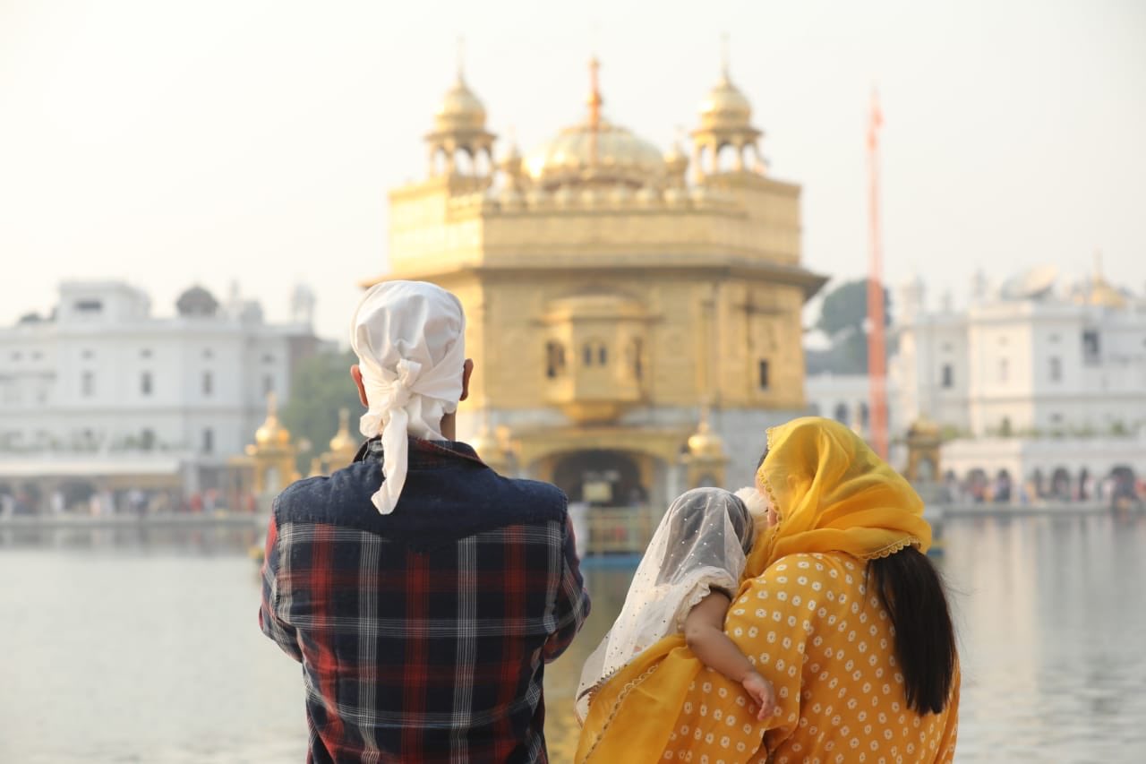 Neha Dhupia, Angad Bedi and Mehr Dhupia Bedi
