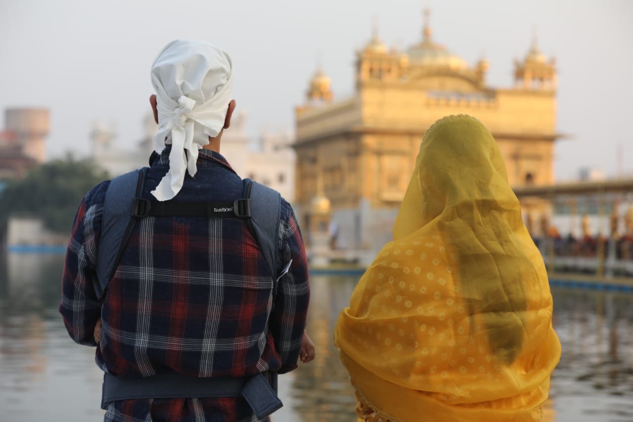 Neha Dhupia, Angad Bedi and Mehr Dhupia Bedi