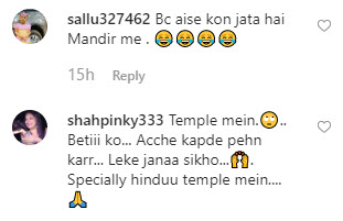 Social Media Comments