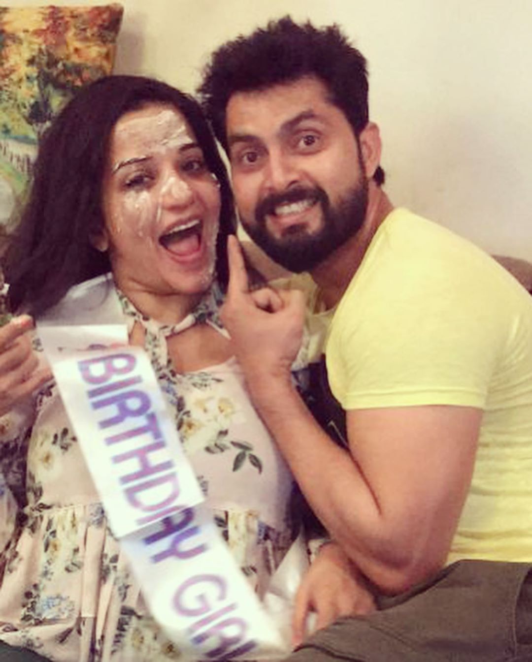 Monalisa and Vikrant on Birthday