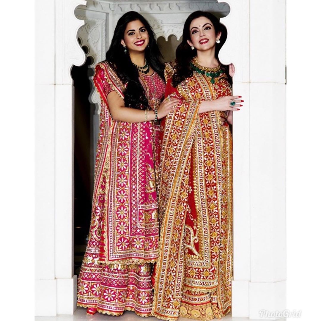 Nita Ambani and Isha Ambani Piramal