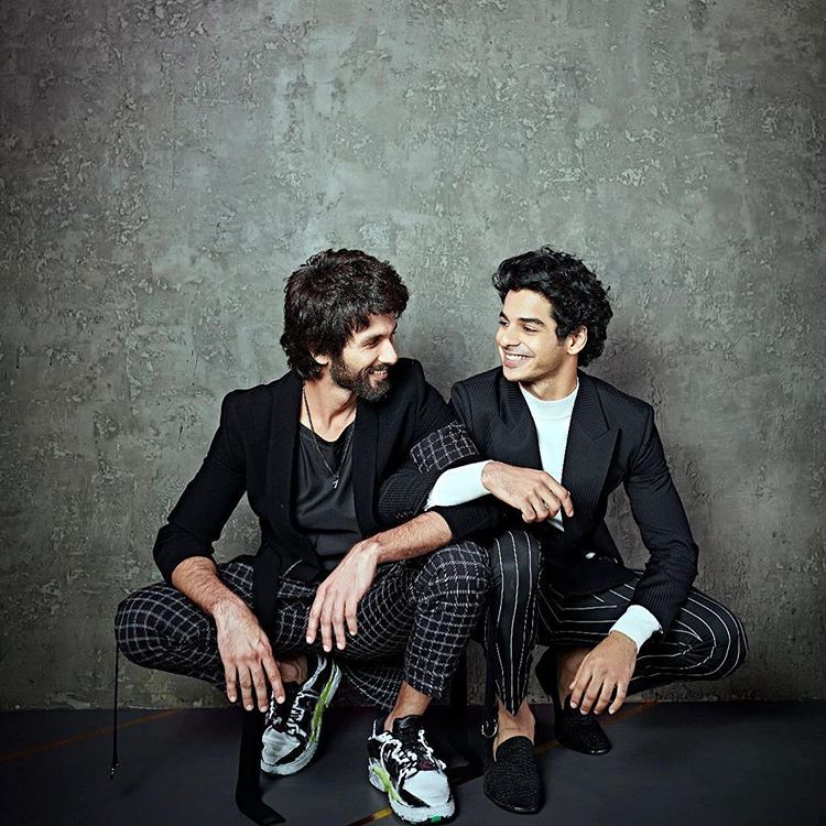 Shahid Kapoor and Ishaan Khatter