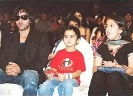 Saif Ali Khan and Sara Ali Khan