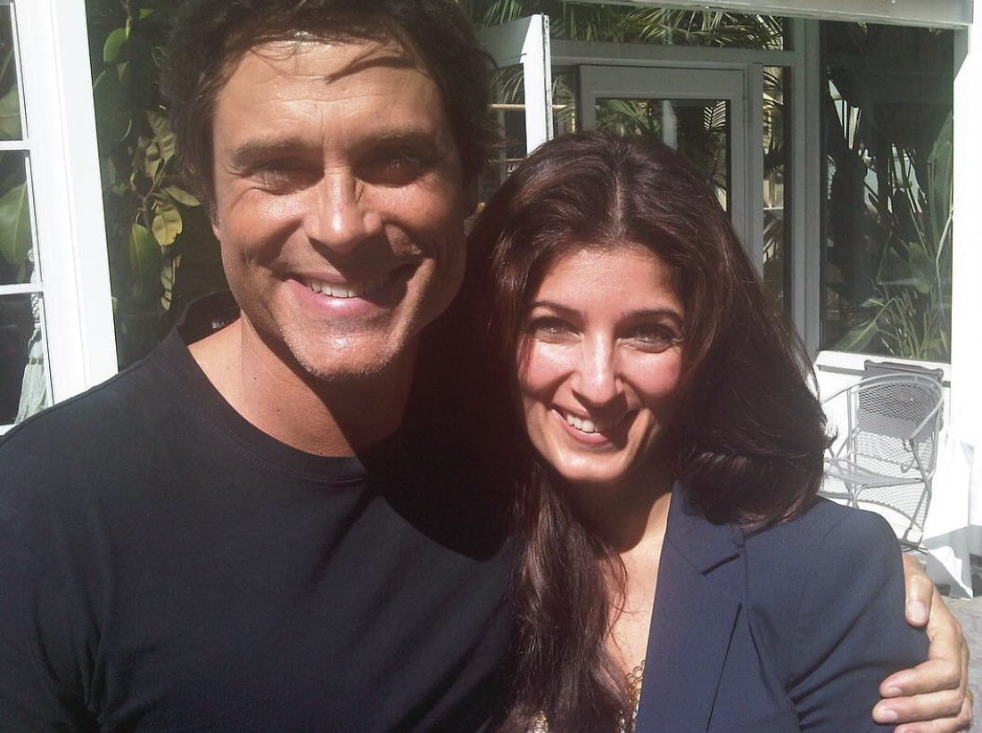 Rob Lowe and Twinkle Khanna